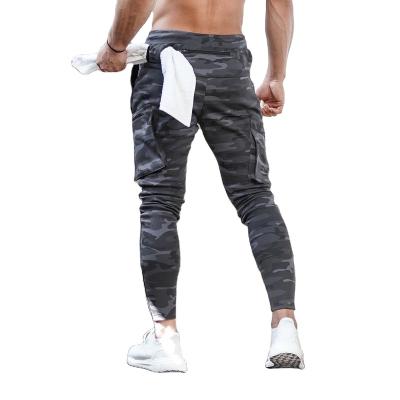 China Wholesale Manufacturer New Design Mens Gym Pants Anti-wrinkle With Pockets Camouflage Mens Sweatpants Joggers for sale