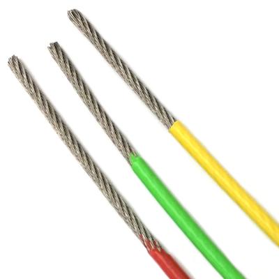 China Construction Manufacturer Price China Hoist PVC Coated Steel Wire Rope Plastic Coated Steel Wire Rope Cable for sale