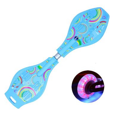 China Outdoor Sports Rotating System Kids Twist Bar Skateboard Vitality Board Two-wheel Swing Scooter Youth Adult Beginner Skateboard for sale