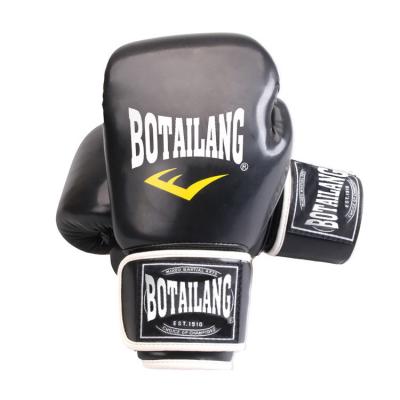 China Durable Kickboxing Gloves Training High Quality Custom Thick Simple Logo Personalized Pu Leather Boxing Gloves for sale