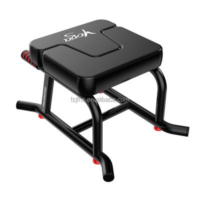 China Reinforced Non-Slip Multifunctional Yoga Inversion Chair Headstand Trainer Home PU Pads Workout Fitness Gym Equipment Yoga Inverted Stool for sale