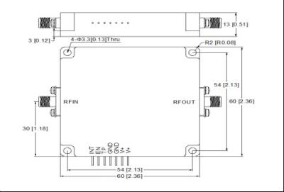 Chine Module émetteur-récepteur radar d'amplificateur de puissance RF NXPA2G-18GHz-8W à vendre