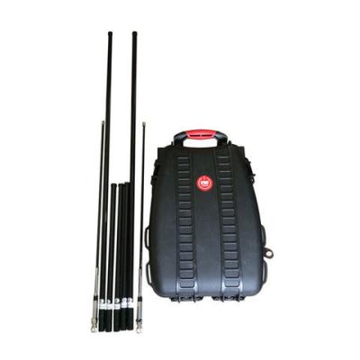 China Man Pack VHF UHF Mobile Phone Signal Jammer/WiFi /GPS L1,130W Max 5 Bands,1-2 Hours Built-in Battery for sale