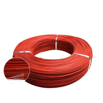 China VW-13302 LSZH XLPE Electronic Insulation Tinned Copper Wire Silicone Fiberglass Braided 16 18 20 22 24 26 28 30 A.W.G. for sale