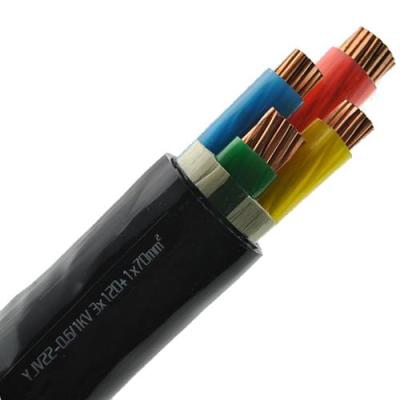 China Electronic XLPE CABLE 0.6/1KV PVC Copper Sheath Armored XLPE Insulation Conductor Cable YJV YJV22 POWER CABLE for sale