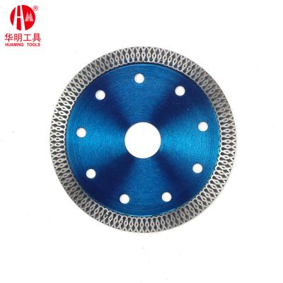 China Specially designed cold or hot press for cutting porcelain tile, marble and granite tile thin diamond saw blades for sale