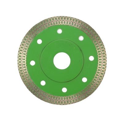 China Hot Pressing Continuous Sinter Rim Diamond Saw Blade Wet Cutting For Marble , Concrete for sale