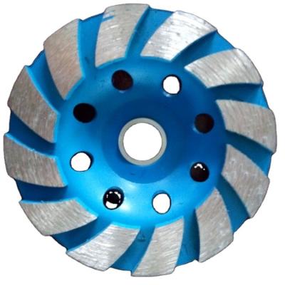 China 100 mm turbo cup wheel diamond wheel 4