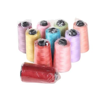 China Factory Price Free Sample Waterproof 100% Polyester 40/2 Sewing Thread 5000Yards for sale