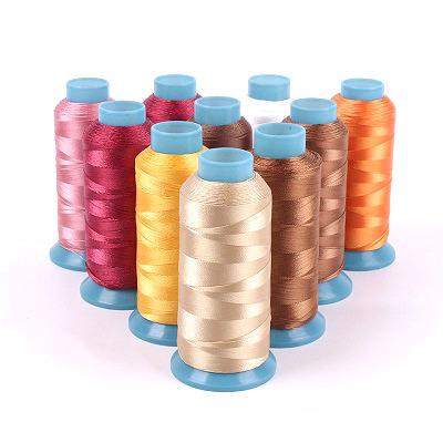 China Colorful Rayon Embroidery 100% Polyester Viscous Embroidery Thread Waterproof 120D/2 5000 Yards Sewing Threads For Women Shirts Dress Silk for sale