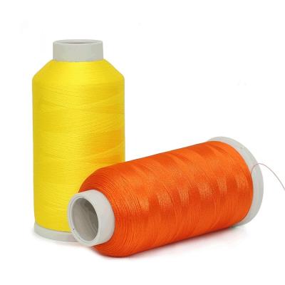 China High tenacity 2021 bleed color polyester embroidery thread 75d/2 2000m 3000m rayon sewing thread for computer machine for sale