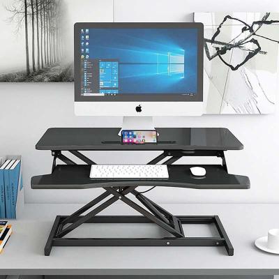 China (Height)Adjustable Stand Up Computer Lift Table Notebook Stand Desk Monitor Elevated Folding Table for sale