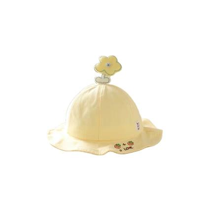 China Three-dimensional fisherman Hat cute children's hat fashion flower baby sunshade basin hats strawberry baby 2022 new in spring for sale