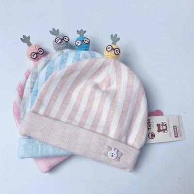 China Baby Beanie Hoodie Baby Hospital Hat Casual Four Seasons Cotton Bars Cute Pineapple Doll Soft And Elastic Chinese Custom Factory for sale