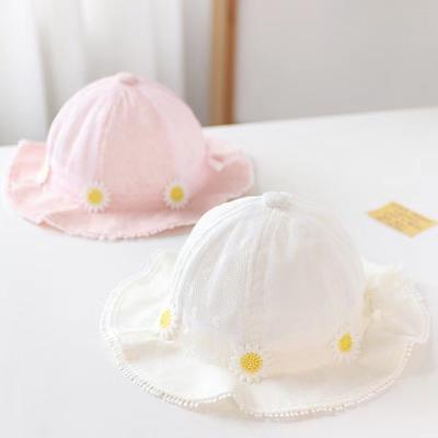 China Sun Flowers Baby Chinese Summer Casual Manufacturer Gauze Sunhat Breathable Hat for sale