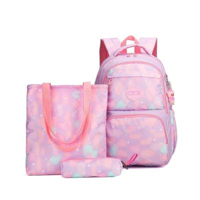 China High Quality Durable Backpack For Girls 3 In 1 Set Kids School Bag With Lunch Bag And Pencil Bag for sale