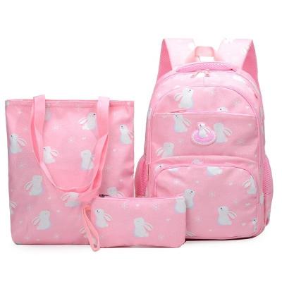 China Durable high quality backpack for girls cute 3 in 1 school bag set kids backpack with lunch bag and pencil bag for sale