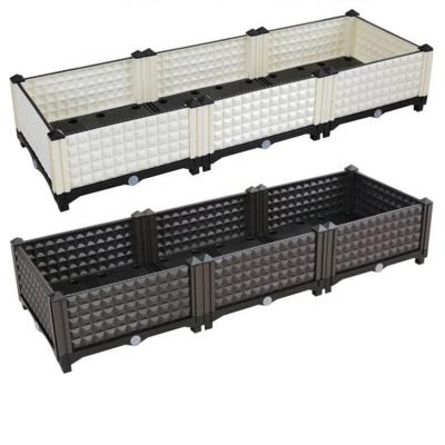 China Outdoor DIY Garden Plastic Planter Box for sale