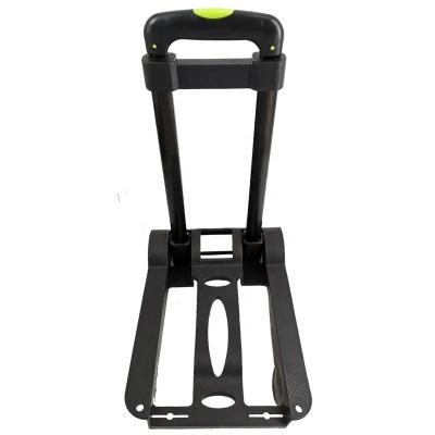 China Durable Plastic Portable Folding Luggage Cart for sale