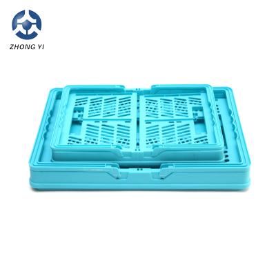 China Viable plastic portable foldable shopping basket for sale