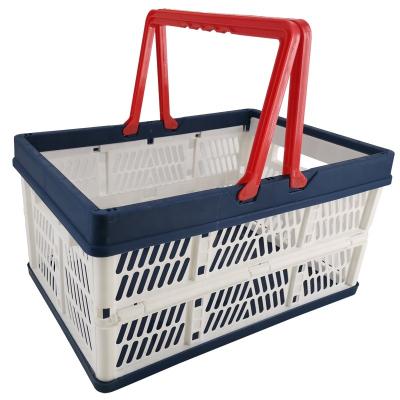 China Hot Sale Multipurpose Collapsible Mesh Folding Crate Stackable Transport Mesh Crate With Handle for sale