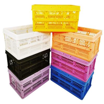 China Custom Japan Folding Folding Hand Plastic Shopping Basket for sale