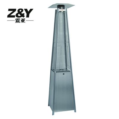 China Pyramid Commercial Gas Stored Heater Patio Outdoor Heater Powder Coated for sale