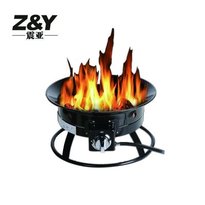 China Hot Selling High Quality Portable Powder Coated Patio Stored Heater Gas Fire Pit for sale