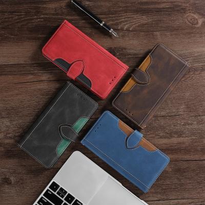 China Newest Straw Hat Design Flip Card Slot Wallet Leather Magnetic Splicing Phone Case For iPhone 13 mini/13/13 Pro/13 pro Max Max For iPhone 13 mini/13/13 pro max Pro/13 for sale