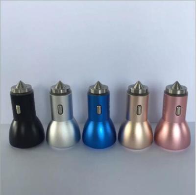 China QC3.0 Good Quality New Arrival 5V 3.1A Aluminum Alloy Dual USB Car Charger for sale