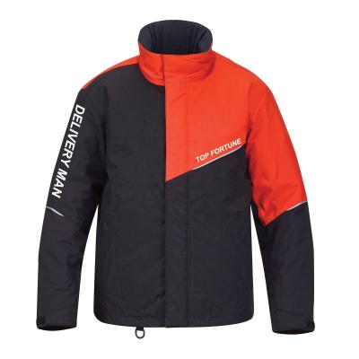 China QUICK DRY wholesale custom logo printing waterproof food delivery riding jacket for sale