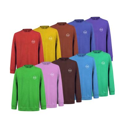 China Anti-wrinkle supply fashion outdoor crewneck sweatshirt fabric 80% cotton 20% cotton 20% polyester custom for sale