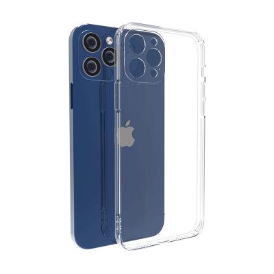 China Clear Space TPU 1.5mm Back Cover Shockproof Slim Protective Case For Iphone pro Max Shockproof Transparent Cell Phone Cases 6 7 8 X 11 12 13 for sale