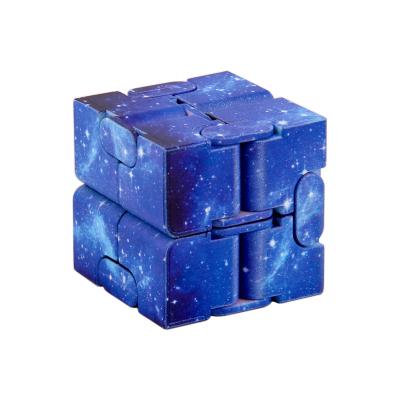 China Relieve Stress 2021 Hot Sale Relieve Anxiety And Stress Restless Person Toy Kids Adults Galaxy Infinity Cube for sale