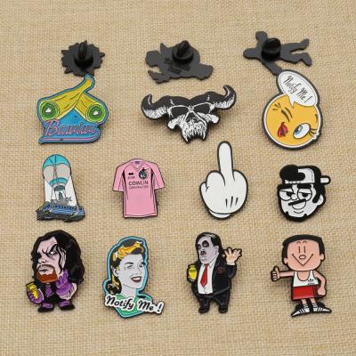 China Wholesale custom metal Europe flag nurse logo clothing anime enamel lapel pin badge soft enamel pins for sale