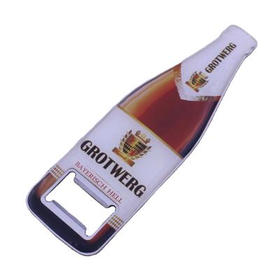 China Viable Customized Fridge Magnet Bottle Shaped Bottle Opener For Beer for sale