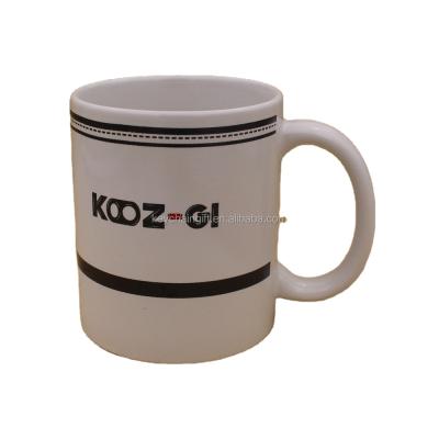 China Custom Logo Ceramic Mug Cup Cheap Wholesale Viable For Cafe for sale