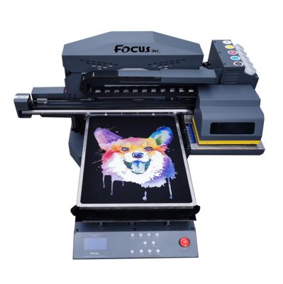 China Hotels A3 size direct to garment printing machine DTG T-shirt printer for clothes with fast shipping for sale