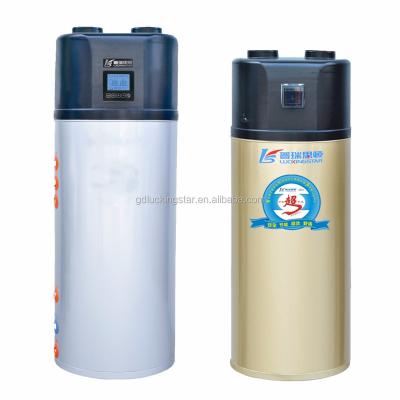 China Household Side Heat Pump Air Integrated Water Heater for sale