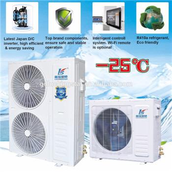 China Cooling/heating+daily hot water DC inverter air power heat pump chiller for House cooling heating daily hot water for sale