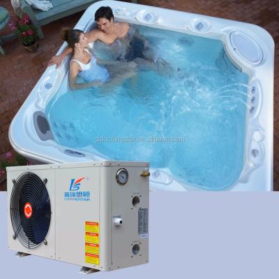 China Commercial Spa Heat Pump Water Heater 45 DegC Pond Immersion for sale