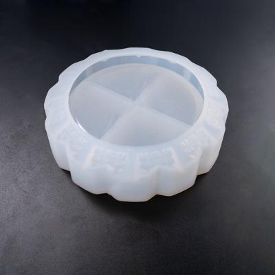 China Wholesale Hot Sale Viable Pendant DIY Crystal Epoxy Ashtray Silicone Mold for sale