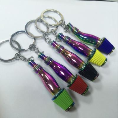 China Wholesale Creative Turbine Car Parts Metal Souvenir Key Chain Turbine Cartoon Car Parts Spread Key Chain Ring for sale