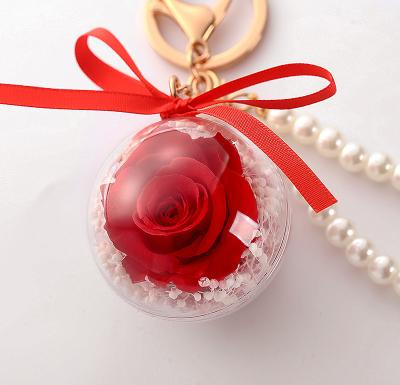 China Dried Rose Decoration Never Die Flowers Decoration Master Chain Dried Rose Teachers' Day Gift Corporate Holidays for sale