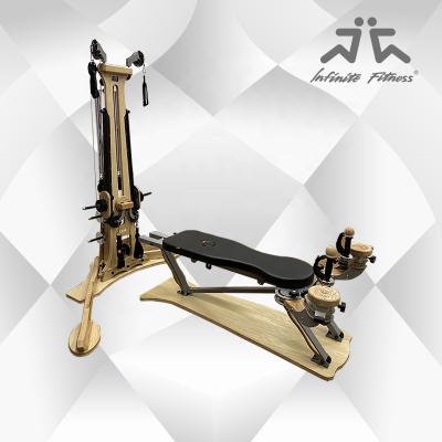 China Ash Plywood INFINITE GYROTONIC Enjoy Test Program Pulley Tower Core Training Relaxation Machine Multi Functional Gym Equipment for sale