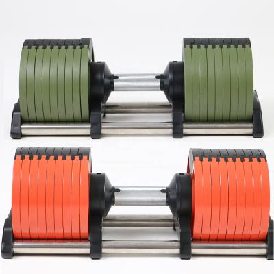 China Wemax 32KG Iron Steel Dumbbells Adjustable Home Gym Equipment Set Adjustable Dumbbell Set Customized Free Weight Adjustable Dumbbells for sale