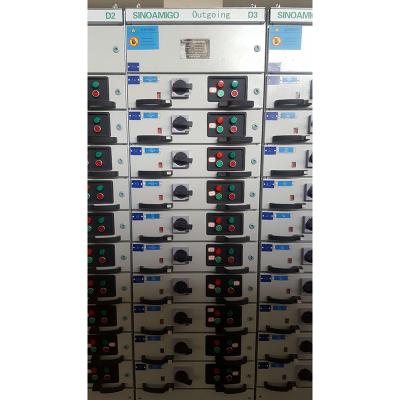 China Electric Power Transmission SINOAMIGO MNS BT Standard 400V Extract Type Distribution Box 50/60Hz Mechanism IP30 IP40 for sale