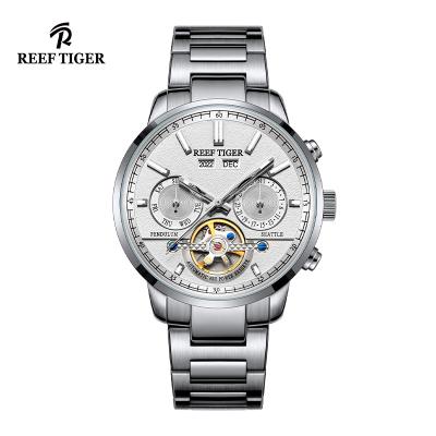 China Reef Tiger/RT Good Quality Men's Automatic Water Resistant Mechanica Tourbillon Watch Band Relojes Hombre Reef Tiger/RT T RGA1667 for sale