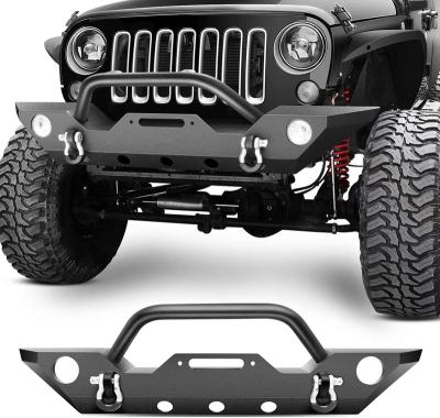 China 4x4 Off-road Accessories Front Bumper Compatible for 2007 2008 2009 2010 2011 2012 2013 2014 2015 2016 2017 2018 cowboys JK/JKU for sale