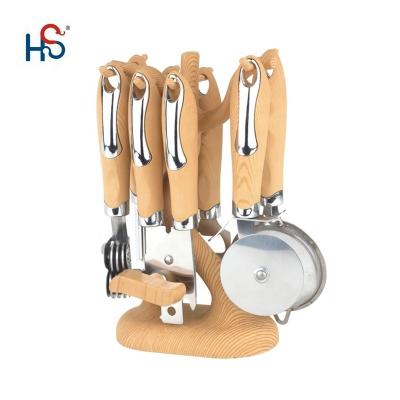 China Wooden Houseware Kitchen Gadget Set Home Kitchen Accessories for Fruit Vegetable for sale